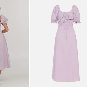 Anthropologie Charlie Holiday Henley CutOut Dress in Lilac  Size L